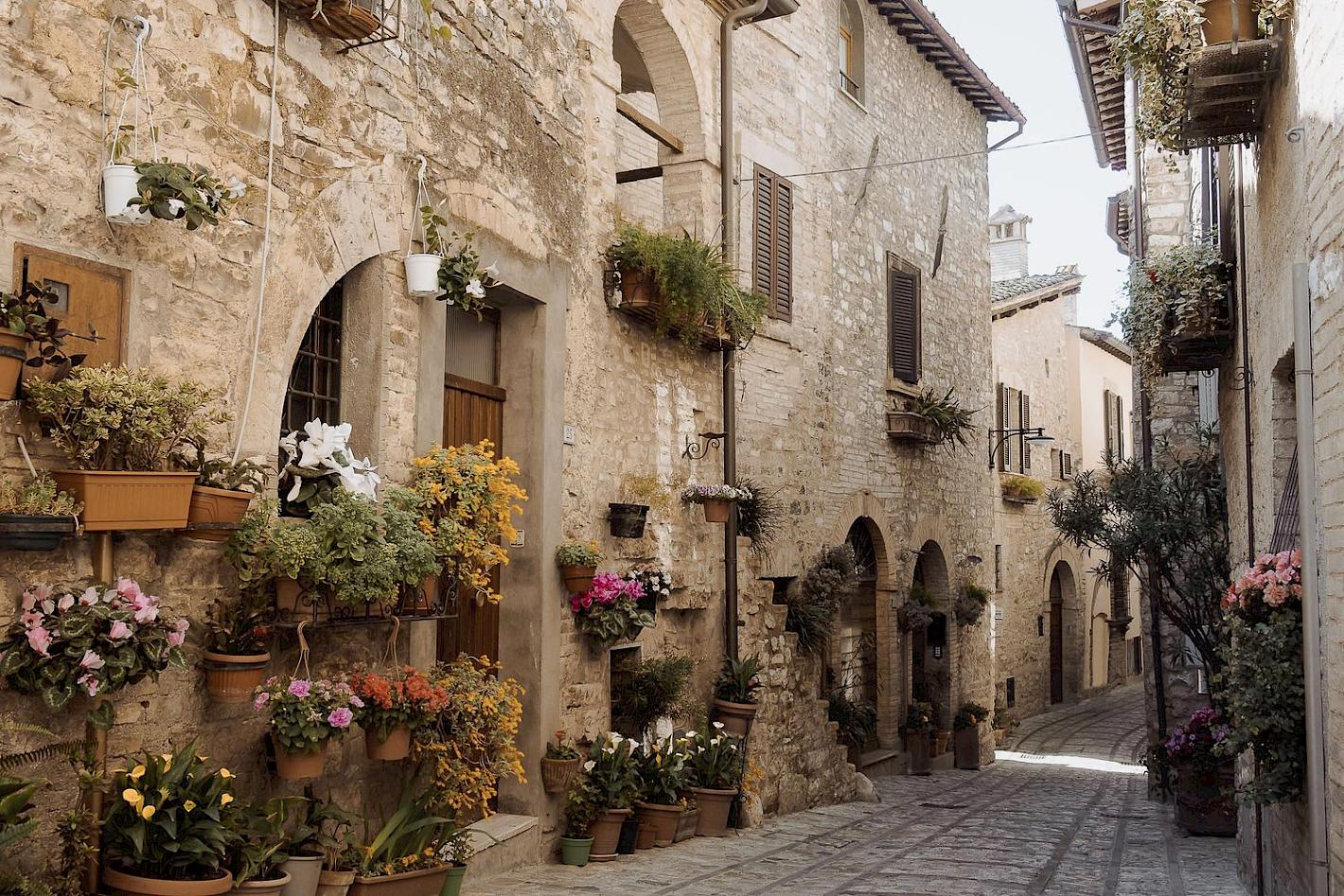 Spello on of the prettiest towns in Umbria